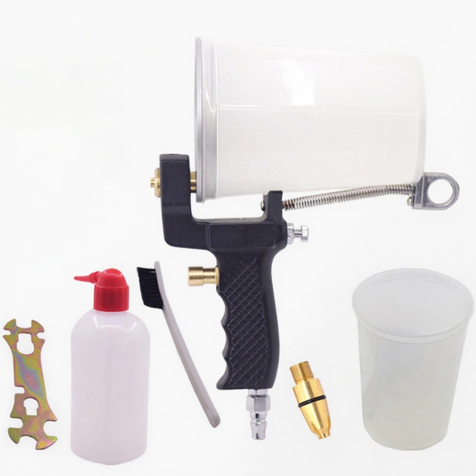 Ręczny pistolet natryskowy do żelkotu, pneumatyczny pistolet do natrysku żelkotu lub żywicy, pojemność kubka 1000 ml, średnica dyszy 3 mm, do żywic