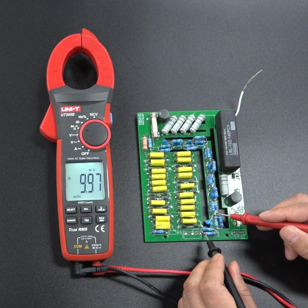 UNI-T UT205E Serie UT200 True RMS Digital Abrazadera Metro, 1000A AC/DC, 10Hz-1MHz
