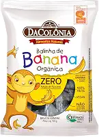BALA DE BANANA ORGANICA ZERO 100g