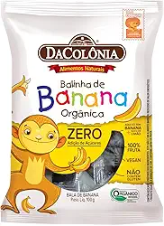 BALA DE BANANA ORGANICA ZERO 100g