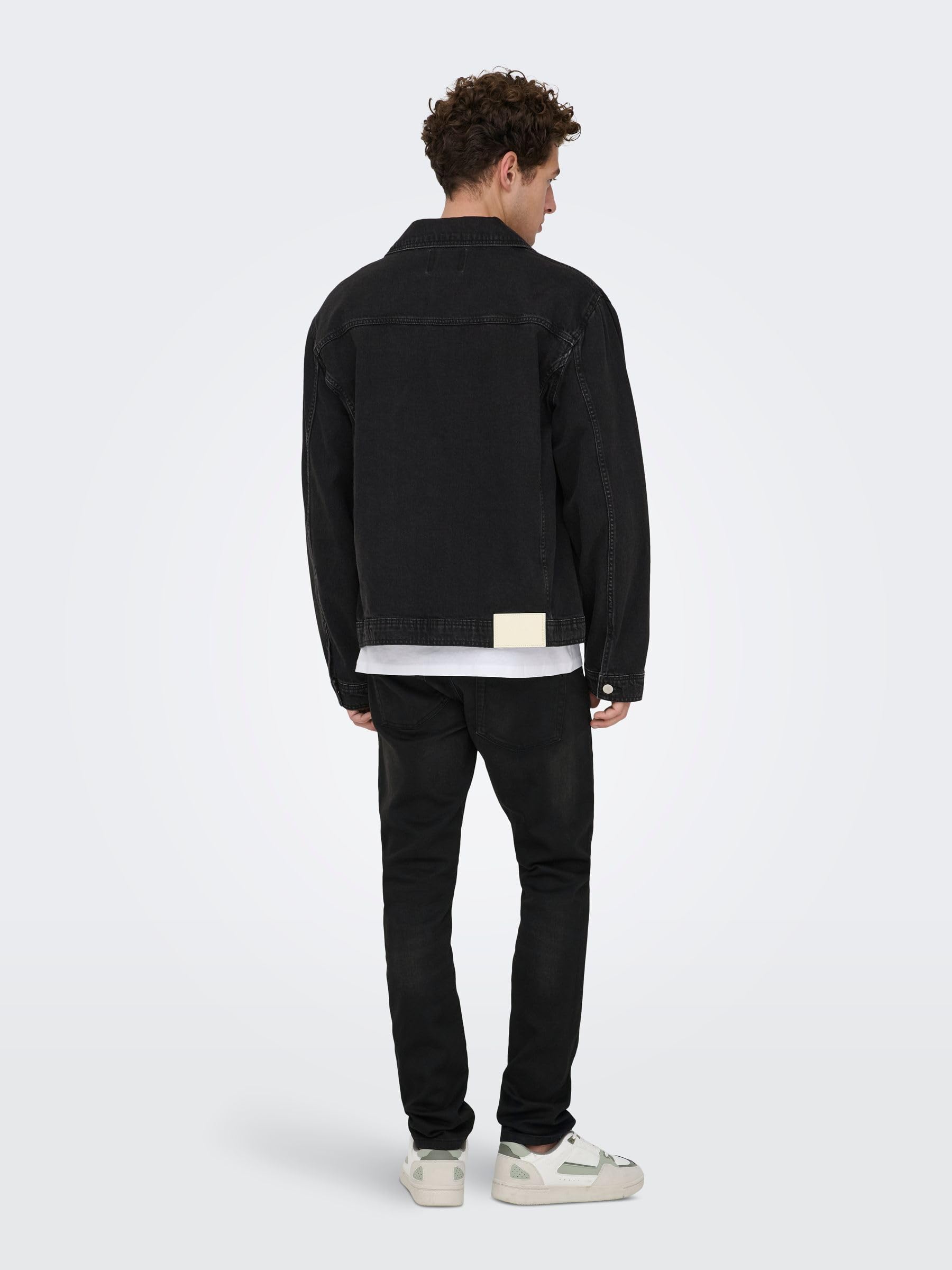 ONLY & SONS Onswarp Grey Dcc 2051 Noos Dżinsy skinny Mężczyźni