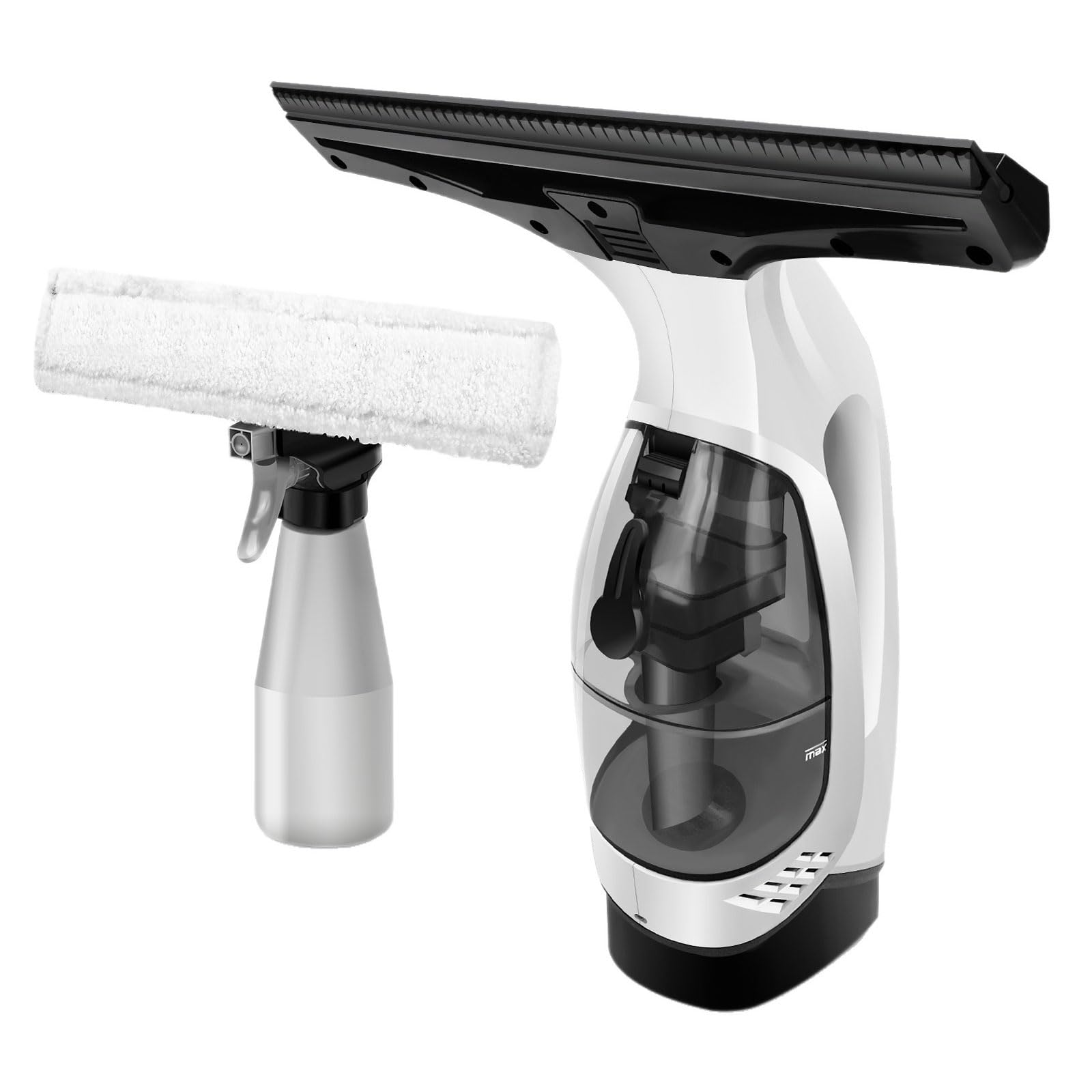 Fensterputzer Set, Elektrischer Fensterreiniger, kabelloser Fensterreiniger für Fenster, Spiegel, Fliesen, Duschkabinen und Glas, wiederaufladbarer Fensterwischer