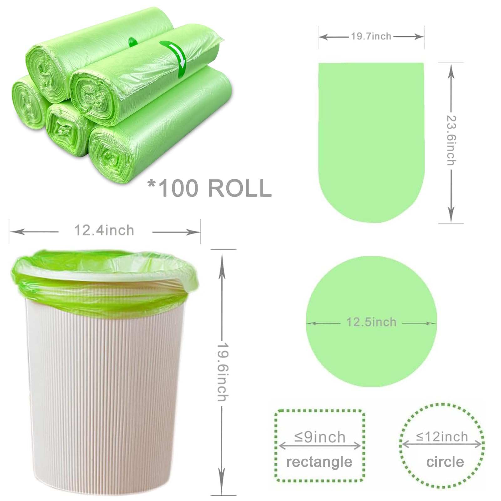 Bolsas Compostables De Papel - 10 A 100 Unidades, 10 Litros - ¡Para Basura Orgánica O Compost!
