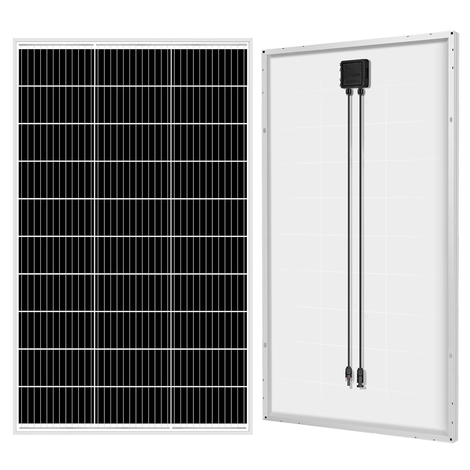 Pannello Solare Fotovoltaico Monocristallino 150W, 12V per Camper, Casa, Baita e Barche, Impianto Energetico con Connettori