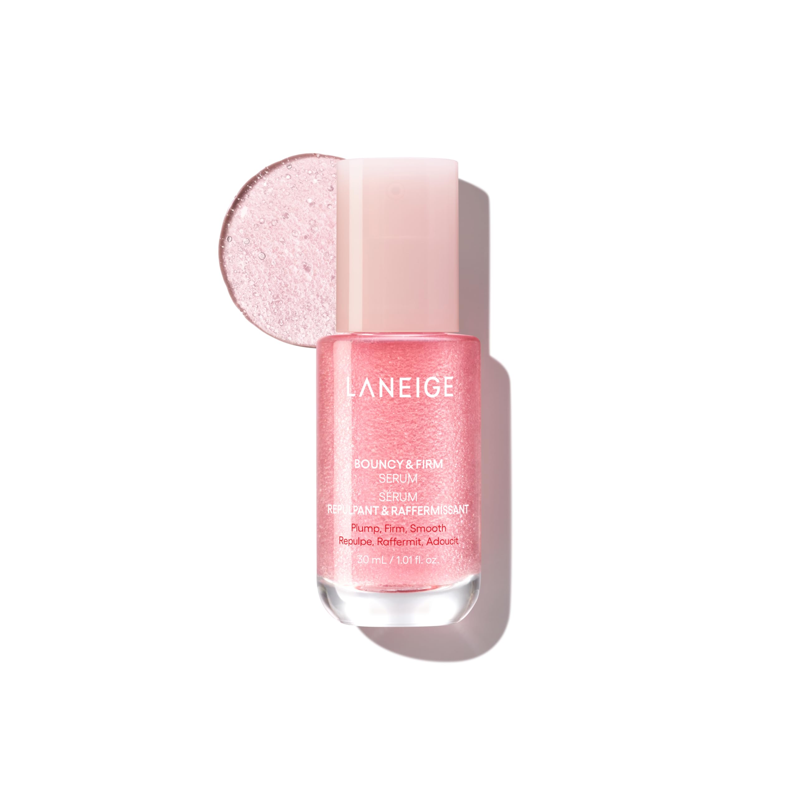 LANEIGE Bouncy & Firm Serum: Korean Slow Aging Collagen Serum with Peptides for Plumping, Firming, & Hydrating
