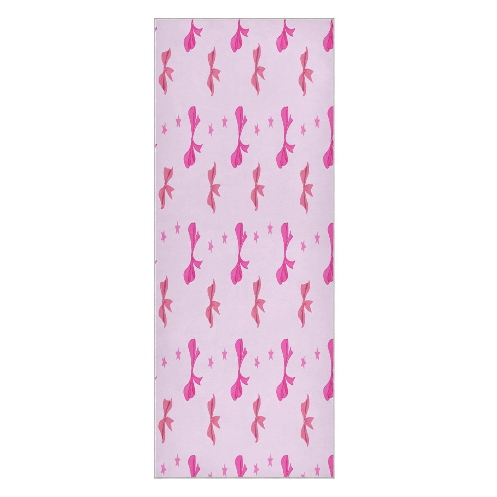 BURSTDDY Bows Hot Yoga Towel Absorbent Non Slip Yoga Mat Towel