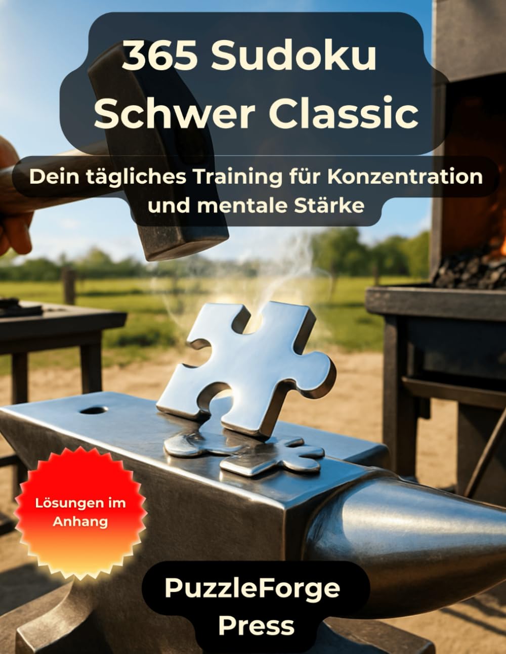 365 Sudoku Schwer Classic: 365 Sudoku Schwer für tägliches Gehirntraining – Rätselbuch für Erwachsene – 2 pro Seite – Großformat 8,5×11 – Lösungen im ... Gehirntraining für echte Rätselspieler)