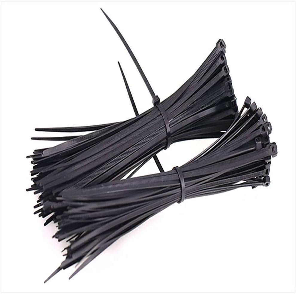 SYD Industrial Multi-Purpose Cable Ties (100 Piece) Black Self Locking Nylon Zip Ties (12", Black)