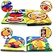 Infant Soft Book, Baby Books 6 to 12 Months, Cute Montessori Educational Newborn Baby Toys 0-3 Months, Nontoxic Fabric Touch & Feel Crinkle Cloth Books for Babies, Infants, Toddlers Visual Stimulating