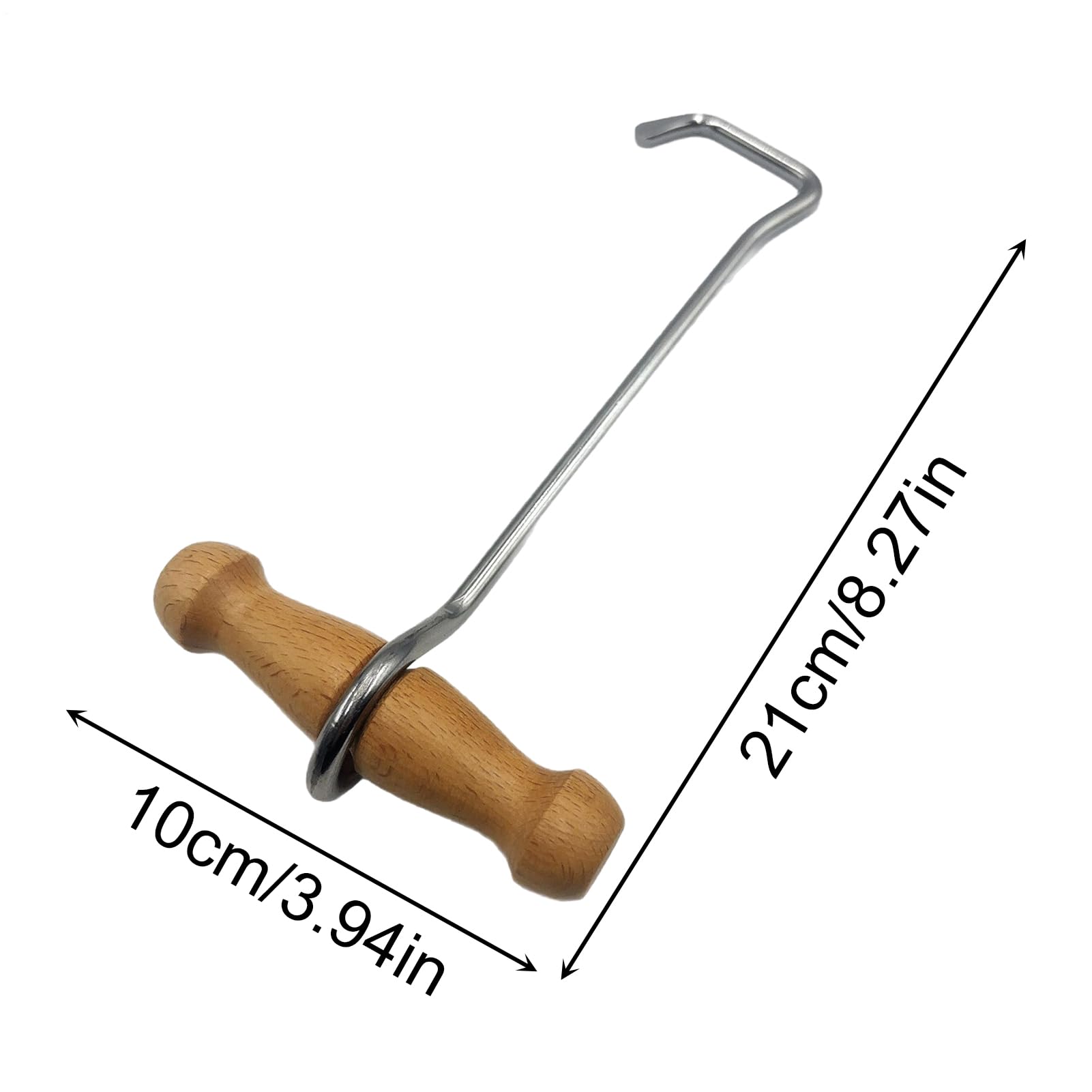 Extractor de botas, con mango de madera, antideslizante, ergonómico, de larga duración, ayuda para familiares, mujeres, amigos, senderismo, caminata