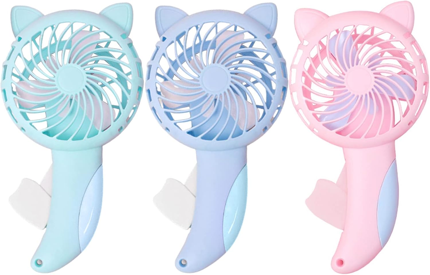 JENPECH Personal Fan Handheld, NonElectric Fan, Mini Fan, Adorable EnergySaving