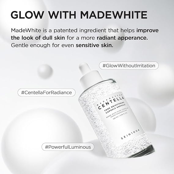 Skin1004 Madagascar Centella Tone Brightening Capsule Ampoule - Daily Brightening Capsule Bulb 30Ml