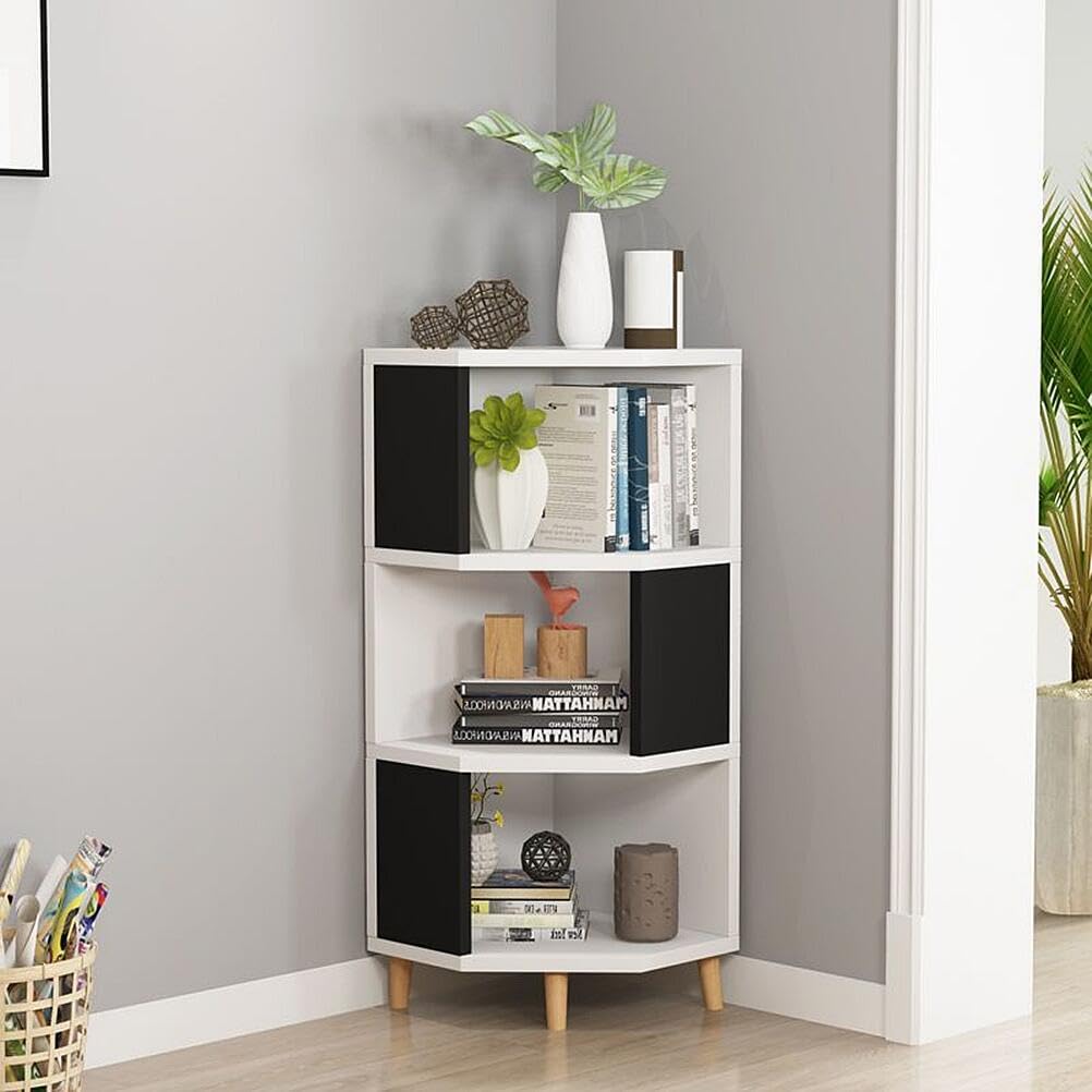 Amazon｜コーナーキャビネット コーナーラック 三角形のコーナー