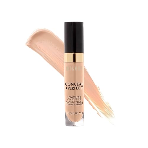 Miniatura 1 de Milani Conceal + Perfect Longwear Corrector 0.17 fl. oz (personalizable) - Corrector líquido vegano, libre de crueldad animal, cubre círculos