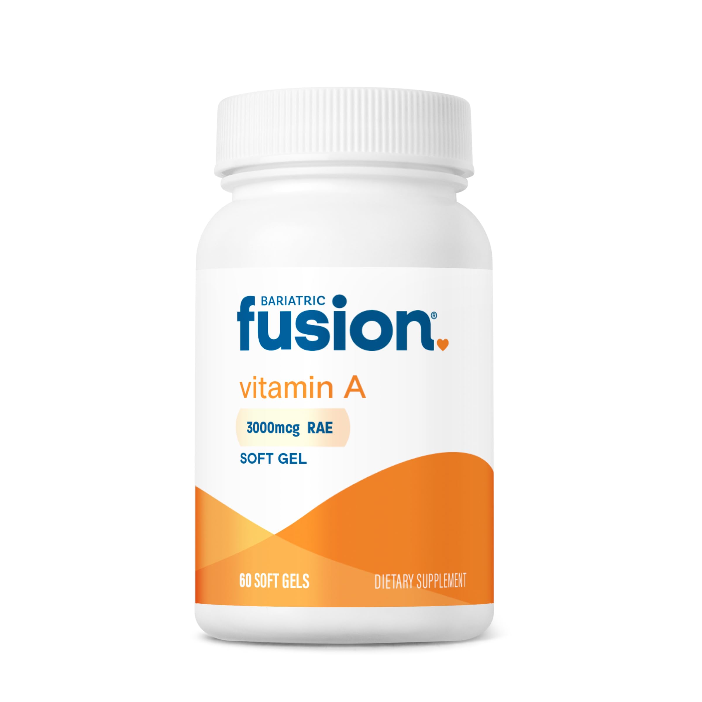 Bariatric Fusion Vitamin A, 3000 mcg of Retinyl Palmitate, Post Bariatric Surgery Supplement, 60 Count