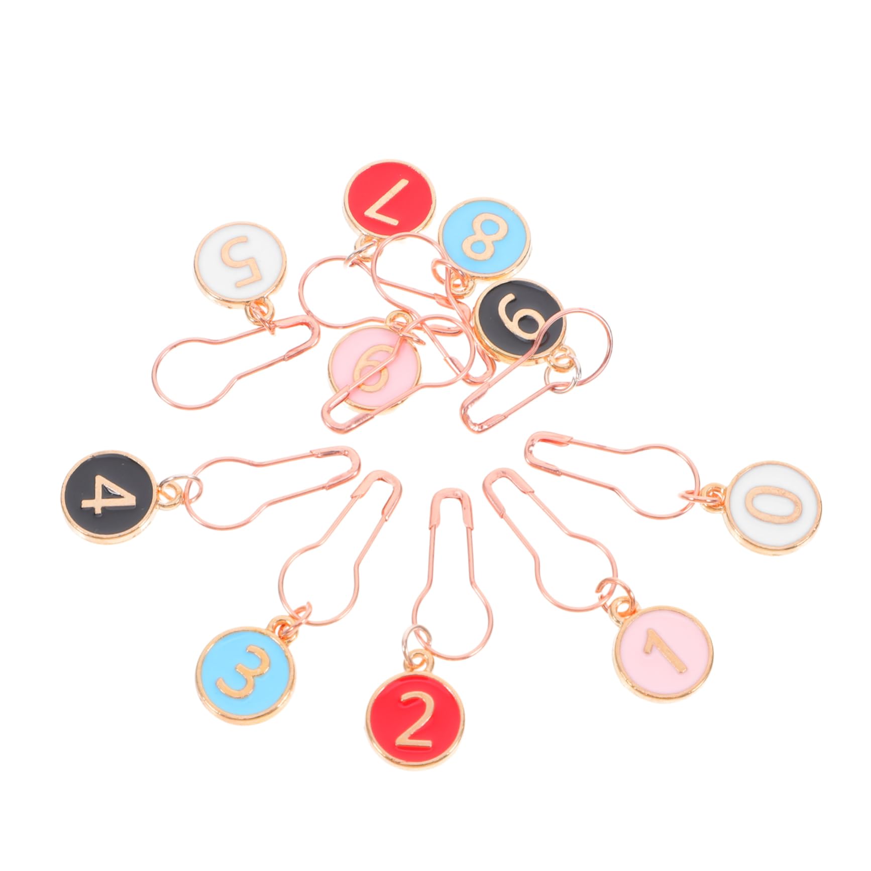 CIYODO Knitting Tools Set 10pcs Crochet Markers Knitting Auxiliary Tools Row Counter Reliable Easy to Use for All Levels