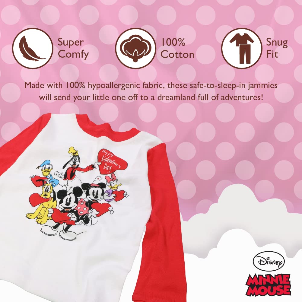 Disney Unisex-child 2-częściowy bawełniany zestaw piżam wakacyjnych, miękka i urocza dla dzieci