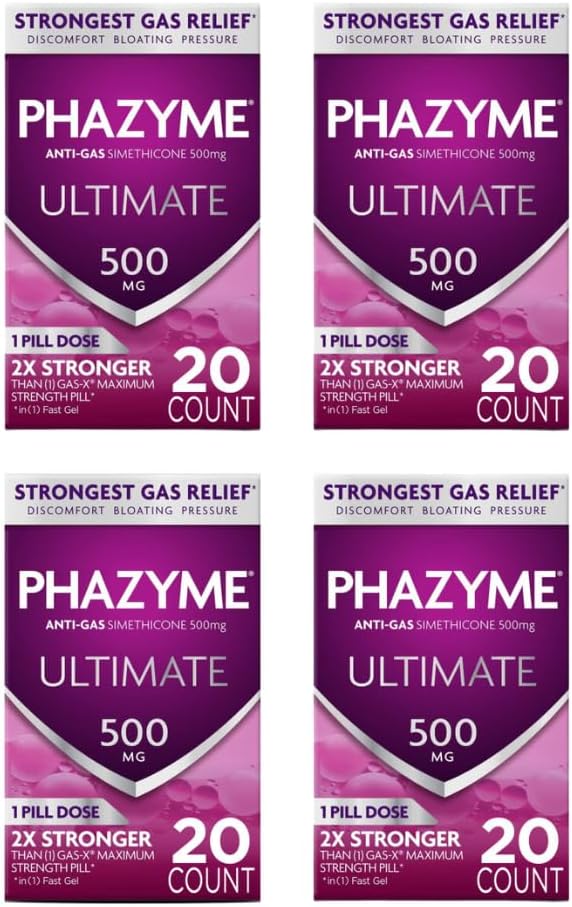 Phazyme Ultimate Gas Bloating Relief Works in Minutes 500