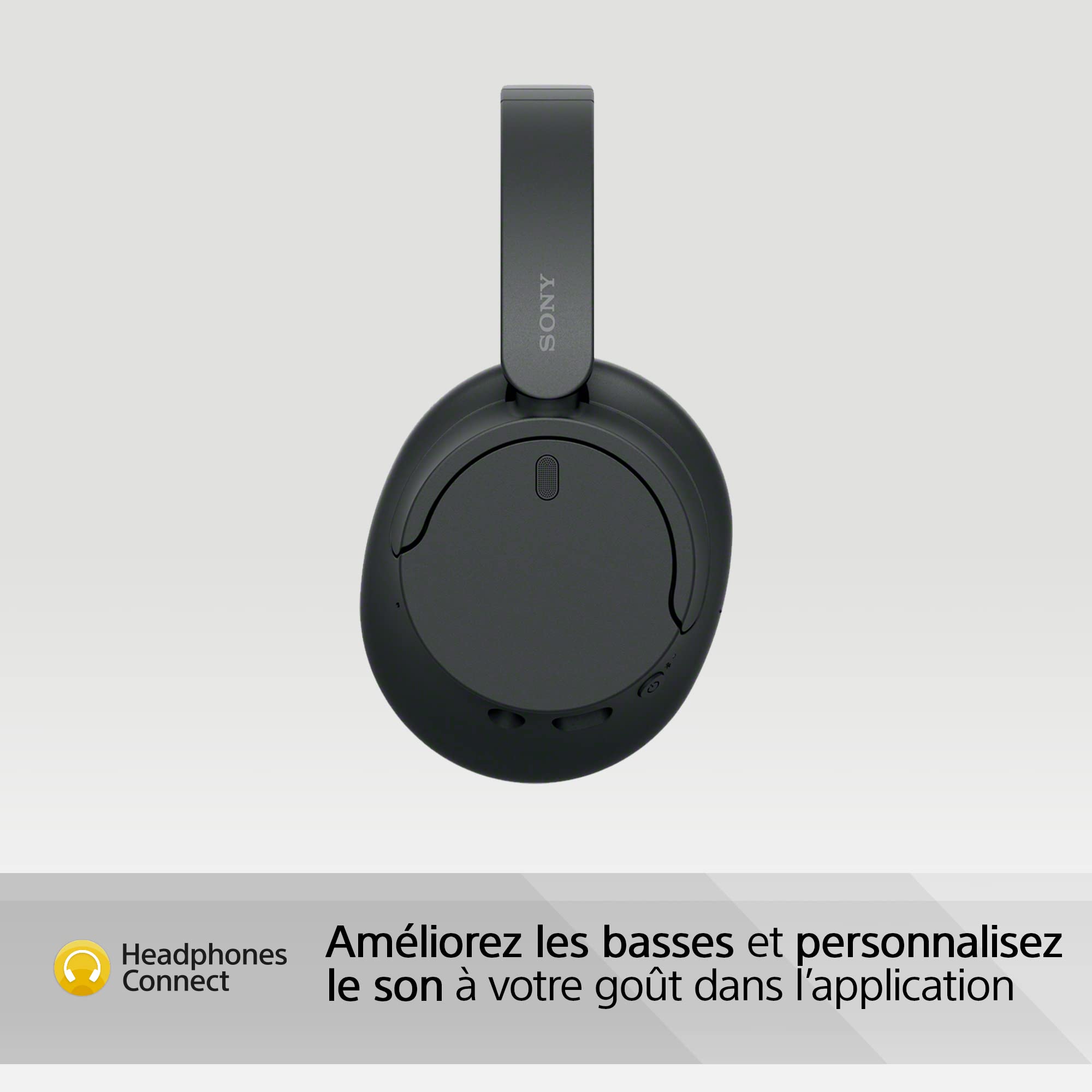 Sony WH-CH720N - Casque Bluetooth sans Fil à réduction de Bruit - Micro intégré - jusqu'à 35 Heures d'autonomie et Charge Rapide - Noir