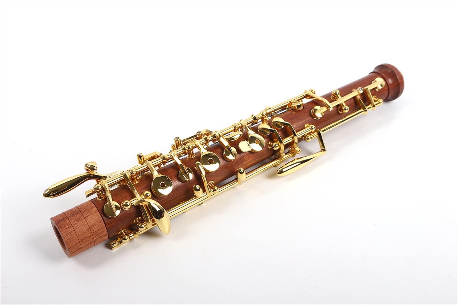 Strumento Oboe Chiave Oboe Professionale C Sinistra F Corpo in Palissandro Chiave placcata Oro Custodia Professionale per Oboe Principiante di Oboe