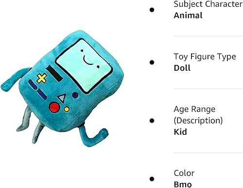 Miniatura 2 de Colección de juguetes de peluche suave  Personajes Finn, Jake y BMO  Muñecas de peluche de 11 pulgadas  Perfecto para regalos de cumpleaños,