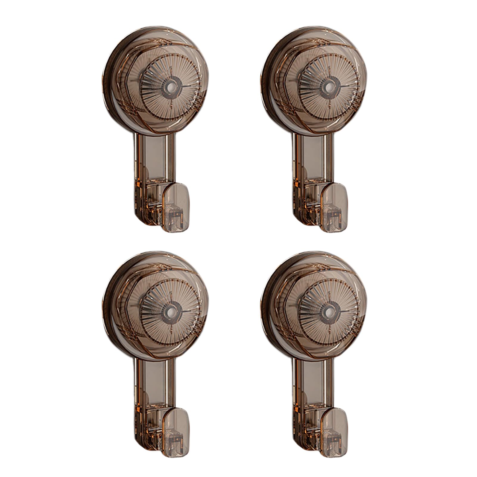 Kalttoy B 4Pcs Wall Mounted Clothes Hangers Heavy Duty Suction Hook Multipurpose Suction Cup Hook For Athrooms & Kitchens Heavy Duty Holder