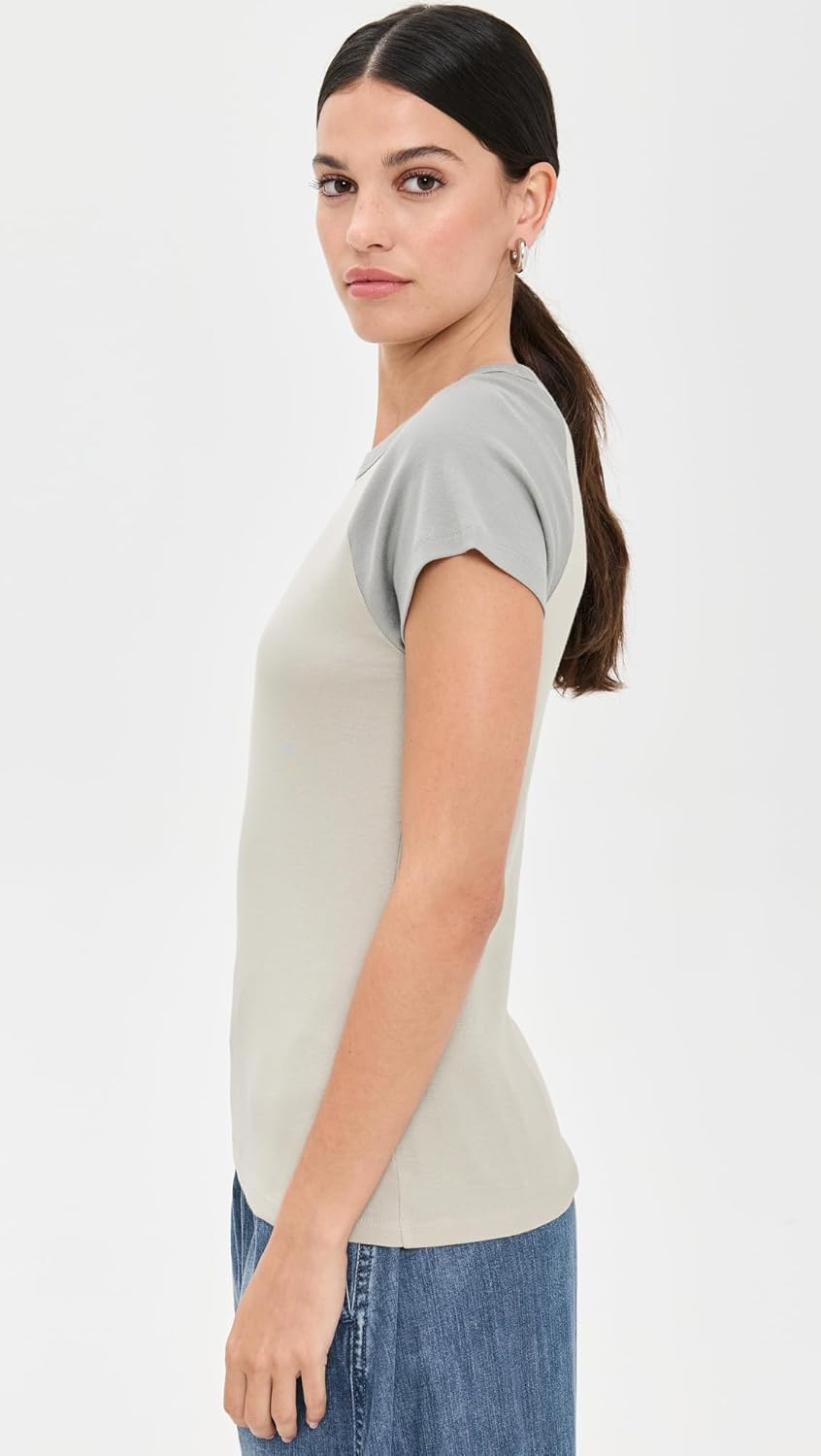 Vince Women's Raglan Color Block Tee - Image 4