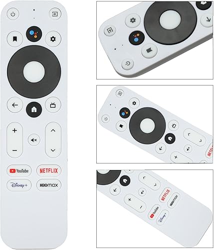 Miniatura 5 de Control remoto por voz compatible con control remoto ONN con botón de YouTube Netflix, compatible con ONN Android FHD 4K UHD Streaming Stick TV Box