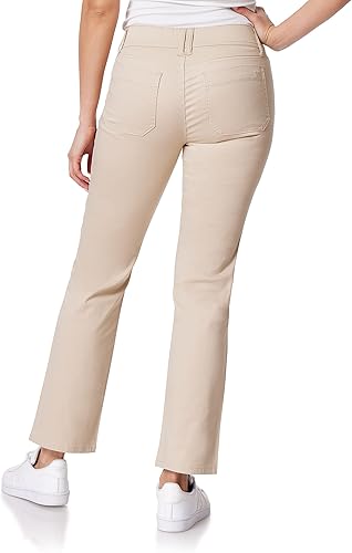 Miniatura 2 de WallFlower Women's Luscious Curvy Uniform Bootcut Mid-Rise Juniors Pants