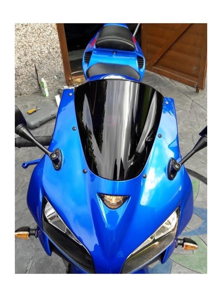 Pare-brise moto Wave en ABS noir anti-turbulences CBR600RR 05-06