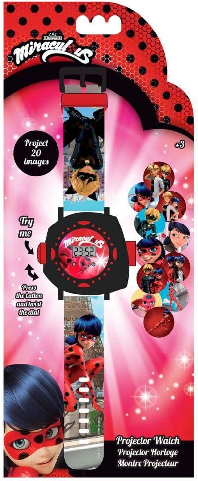 Lady Bug - Digital Wrist Watch with Projector 20 Images, Multicolour, One Size (Factory Cr 37176)