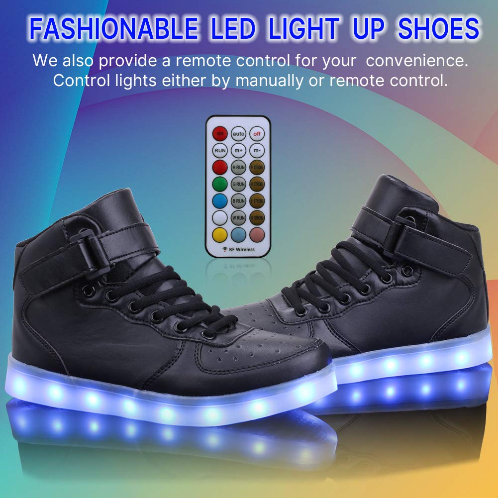 High Top Led Light Up Shoes Usb Charging Sneakers Men Desertcart