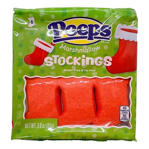 Miniatura 5 de Paquete combinado de Navidad Peeps  Paquete de 4  Bandejas de 6 unidades  Árboles de Navidad Peeps, medias de peeps, hombres de jengibre Peeps,