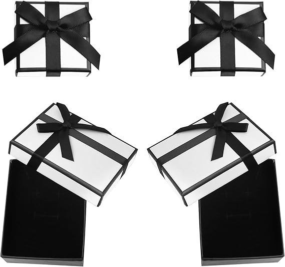 4pcs Small Gift Boxes Jewelry Gift Boxes Bracelet Boxes Earring Gift