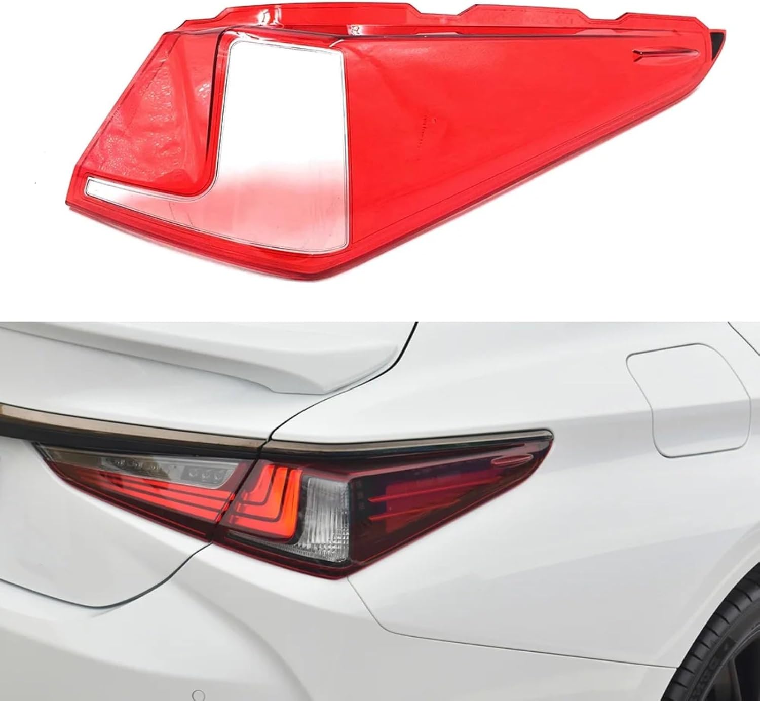 Rear Light Housing For Lexus For Es 2018 2019 2020 2021 2022 Car Taillight Cover Rear Light Transparent Lamp Shade Taillamp Shell