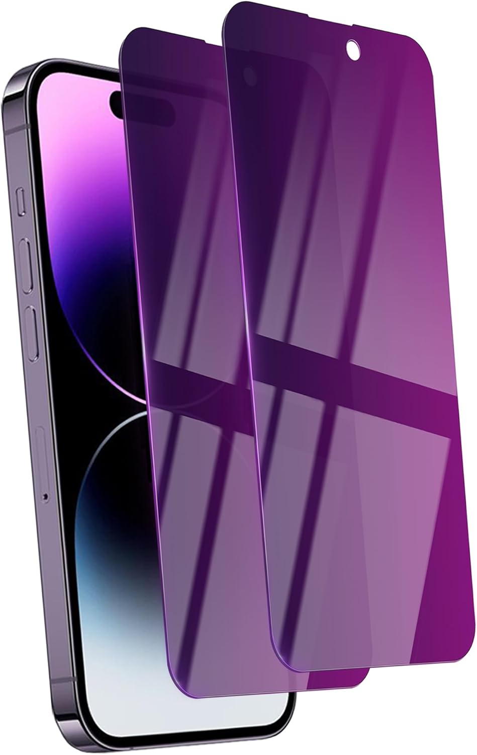 Ifaeveus 2 Pack Privacy Screen Protector for iPhone 14 Pro