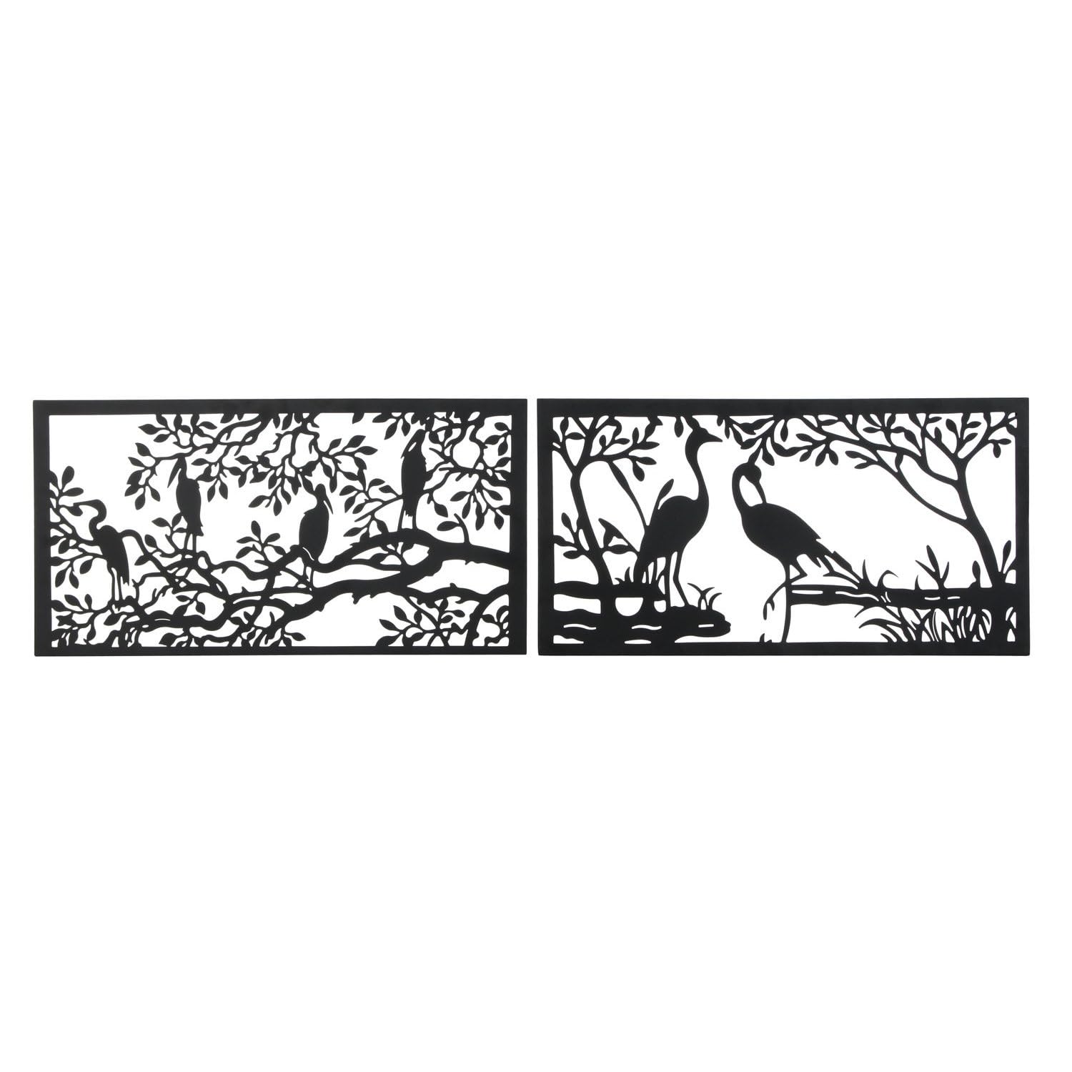 Décoration murale métal oiseaux pour une ambiance zen chez soi