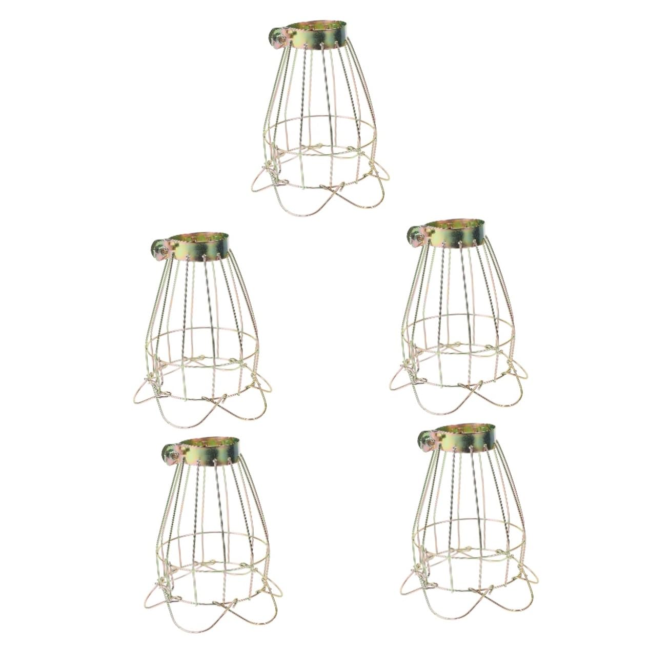 YARNOW 5 Pz Scatola - Filo Scottante Coperchio della Lampada Lampada Riscaldante in Rete Lucertola Lampada Ombra Rettile Lampada di Calore Gabbia Rettile Antiscottatura