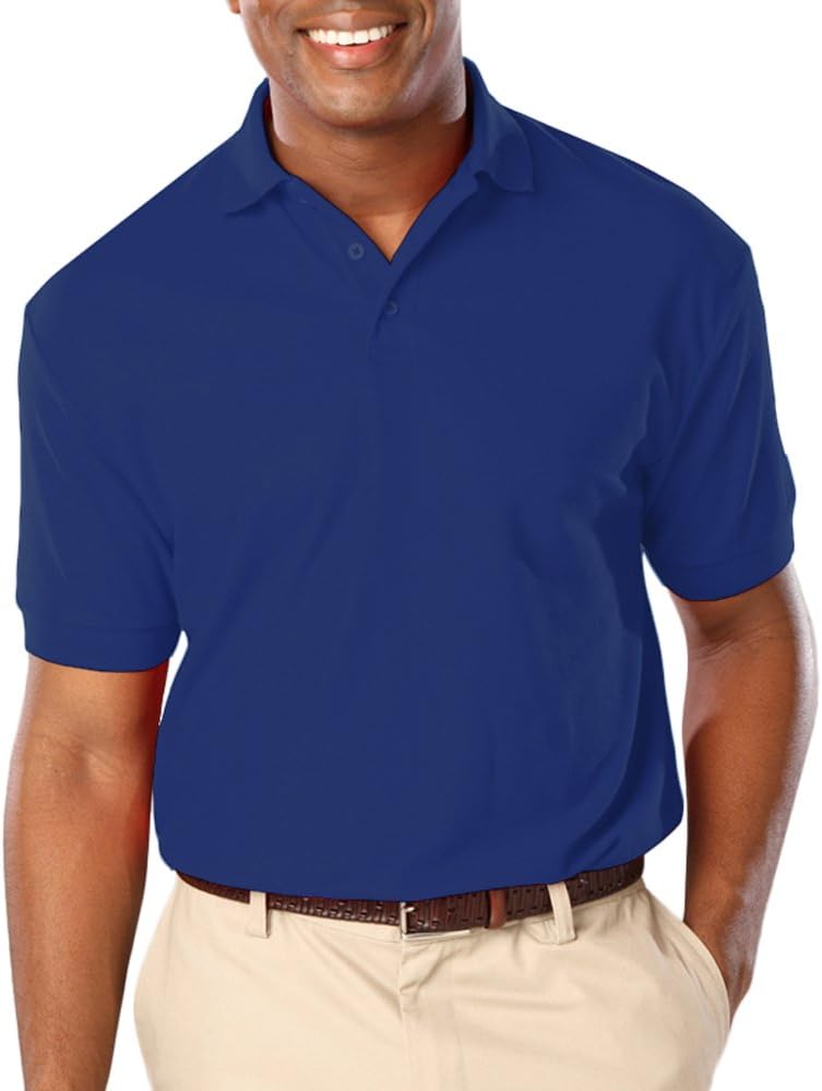 Blue Generation BG7224 - Men's SNAG Resistant Wicking Polo