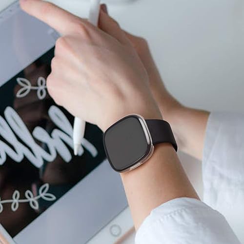Miniatura 7 de Vanjua Funda protectora de pantalla compatible con Fitbit Versa 3, paquete de 3 funda protectora completa de TPU suave para Fitbit Versa 3 y Fitbit