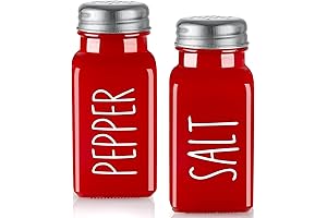 Charming Red Strawberry Salt and Pepper Shakers Set: A Delightful Addition to Your Kitchen Ensemble