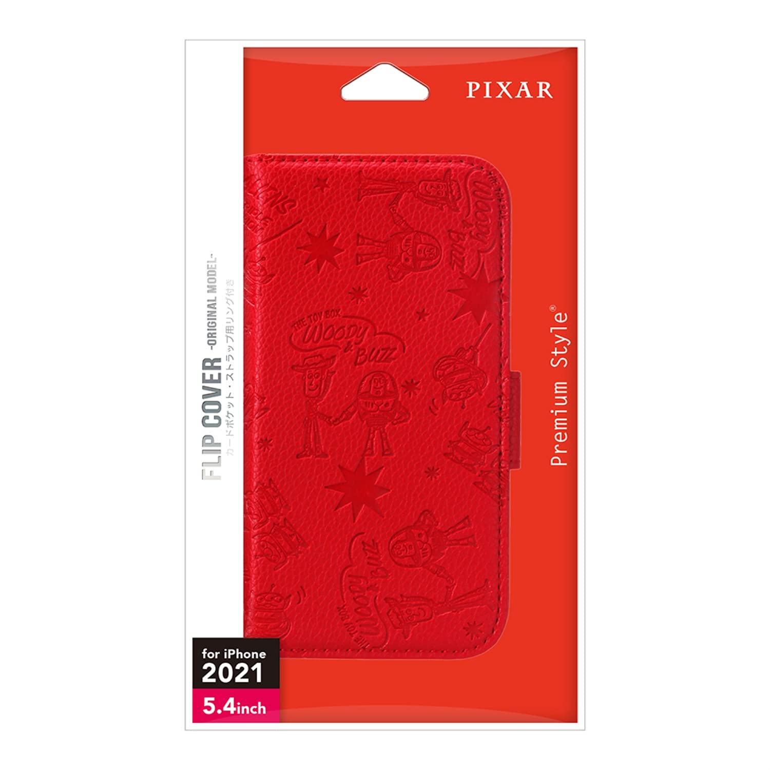 PGA PG-DFP21J04TOY フリップカバー Pixar トイ・ストーリー〔iPhone 13 mini用〕