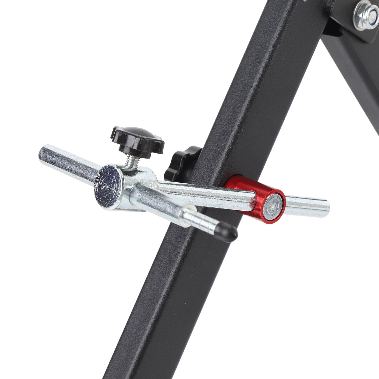 CCYLEZ Soporte para Rueda de Motocicleta, Equilibrador de Neumáticos Ajustable Plegable para Bicicletas Todoterreno de 5 "x 23", Construcción de Acero Duradero
