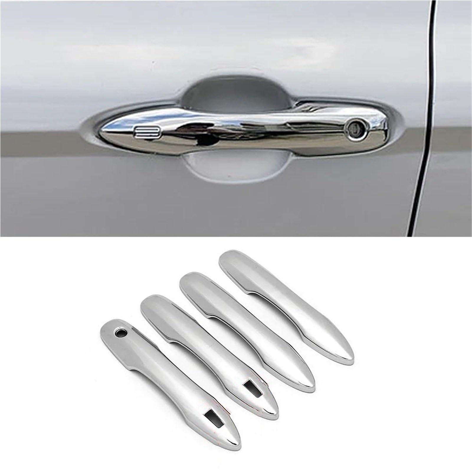 Nmjlqw Style 4 Car Exterior Door Handle Cover Replacement Parts For Toyota For Corolla 2019-2024(Style 4)