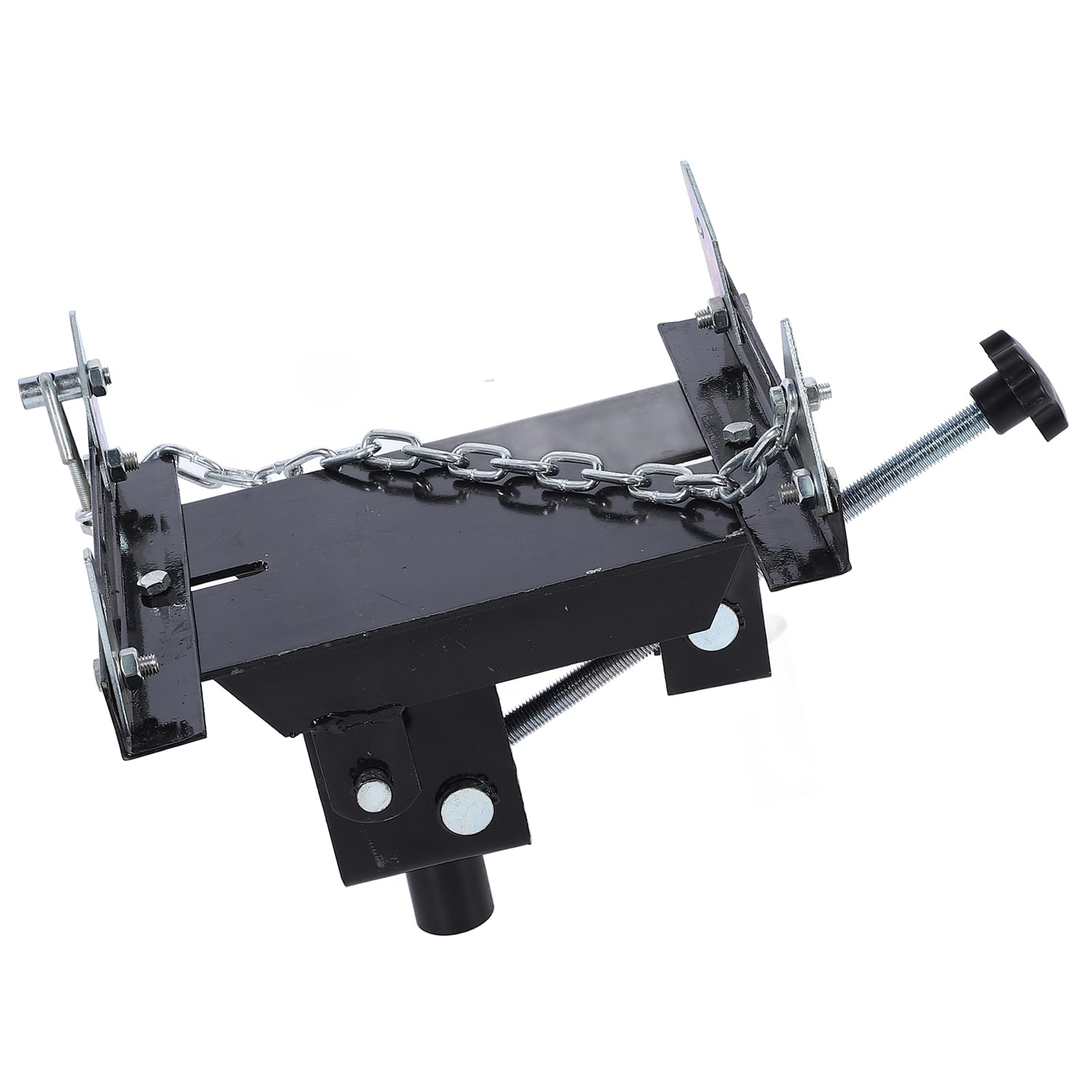 Adapter do Podnośnika o Udźwigu 0,5 Tony, Wytrzymały żelazny Adapter do Podnośnika Podłogowego z możliwością Przechylania 30 Stopni, Przekształca Hydrauliczny Podnośnik Podłogowy, Udźwig 500