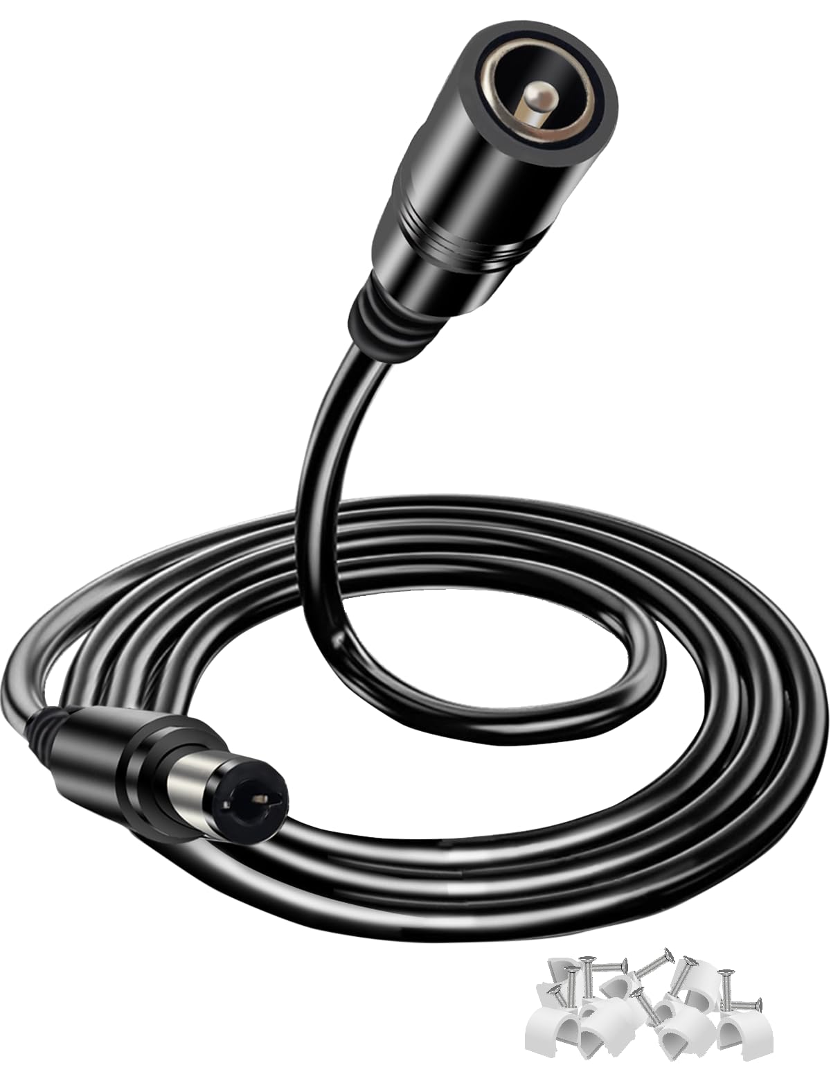 VOLTKARE 18 AWG 10 m 12-V-DC-Verlängerungskabel, 5,5 x 2,1 m