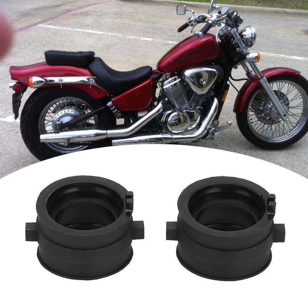 2 Stück Vergaser Ansaugstutzen Vergaser Ansaugstutzen Dichtung für VT600 VT750 Shadow 16211-MAW-600