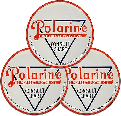 Miniatura 371 de Brotherhood Letrero de gas vintage de reproducción de letreros de metal vintage, letrero redondo de metal para garaje y hogar, 8 pulgadas de Nourse