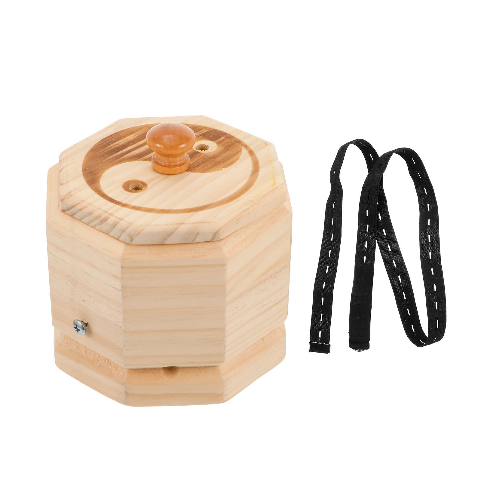 Caja de moxa de madera maciza pulida a mano sin pintura 8