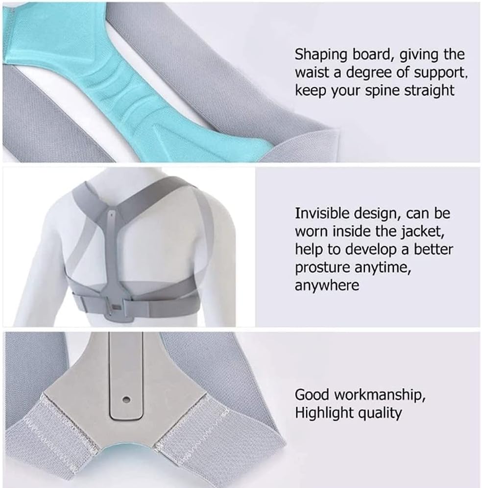 Posture Corrector for Men and Women, Spine and Back Support, Providing Pain Relief for Neck, Back, Shoulders, Adjustable and Breathable Back Brace Relieves Pain (Size : M)
